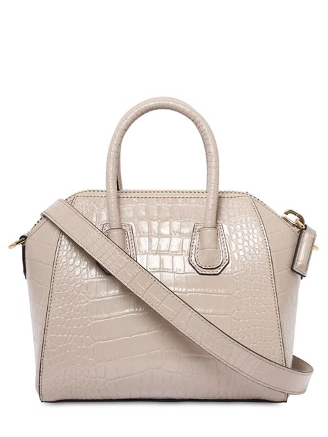 givenchy antigona croc mini|givenchy antigona shopper.